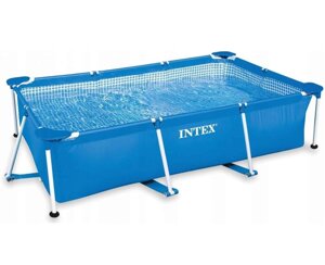 Каркасний басейн прямокутної форми Intex довжина 220 см. ширина 150 см. висота 60 см. || FavGoods