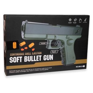 Іграшковий пістолет Glock 19 на м'яких кулях