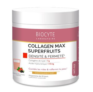 Дієтична добавка для згладжування зморшок Biocyte Collagen Max Superfruits
