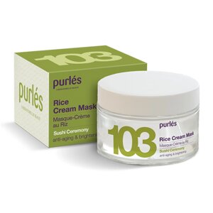Рисова Крем-Маска Для Обличчя З Оризанолом І Альпійськими Травами Purles Rice Cream Mask, 50 мл