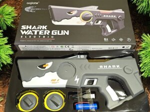 Ігровий Електричний Водяний Пістолет У Вигляді Акули На Акумуляторі, Чорний Колір