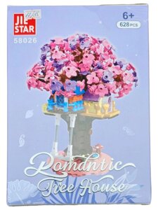 Дитячий блочний конструктор Romantic Tree House у вигляді дерева на 628 деталей