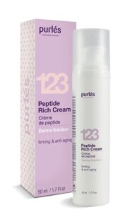 Поживний Крем Для Обличчя З Пептидами Purles 123 Peptide Rich Cream, 50 мл