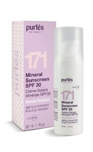 Мінеральний Сонцезахисний Крем Для Обличчя І Тіла З SPF 30 Purles 171 Mineral Sunscreen, 30 мл
