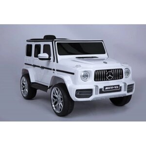 Дитячий електромобіль Mercedes G63 AMG білого кольору S306B