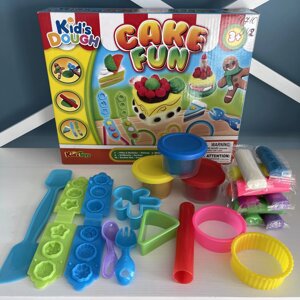Набір Дитячого Тіста для Ліплення з Формами Kid's Dough Cake Fun || Тістечка || Choice