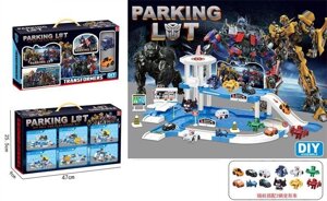 Дитячий Ігровий Набір Багаторівневе Паркування З Різними Машинками-Трансформерами 12 Шт.