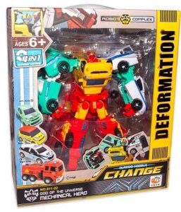 Дитячий робот трансформер TOBOT QUATRAN 4 в 1 611-22