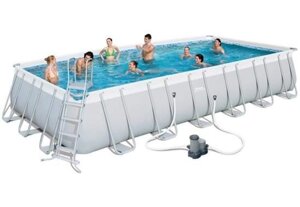 Каркасний басейн типу Bestway 56474 Ultra Frame Rectangular Pool || Intex та BestWay || FavGoods