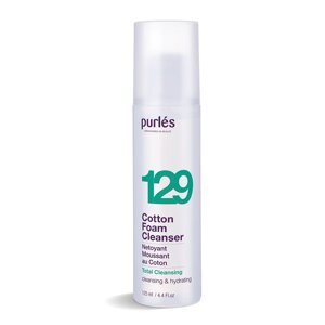 Очищаюча Пінка Для Особи З Екстрактом Бавовни Purles 129 Cotton Foam Cleanser, 125 мл