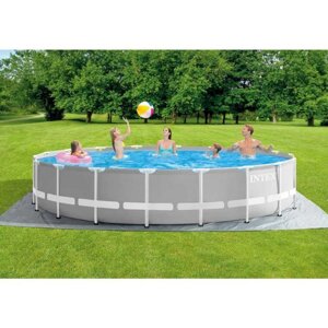 Сімейний Каркасний Басейн Intex Круглої Форми, Діаметр 549 см, Висота 122 см, Об'єм 24310 л