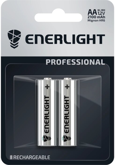 АКУМУЛЯТОР ENERLIGHT PROFESSIONAL AA 2100MAH (1 шт.) від компанії Pro Audio - фото 1