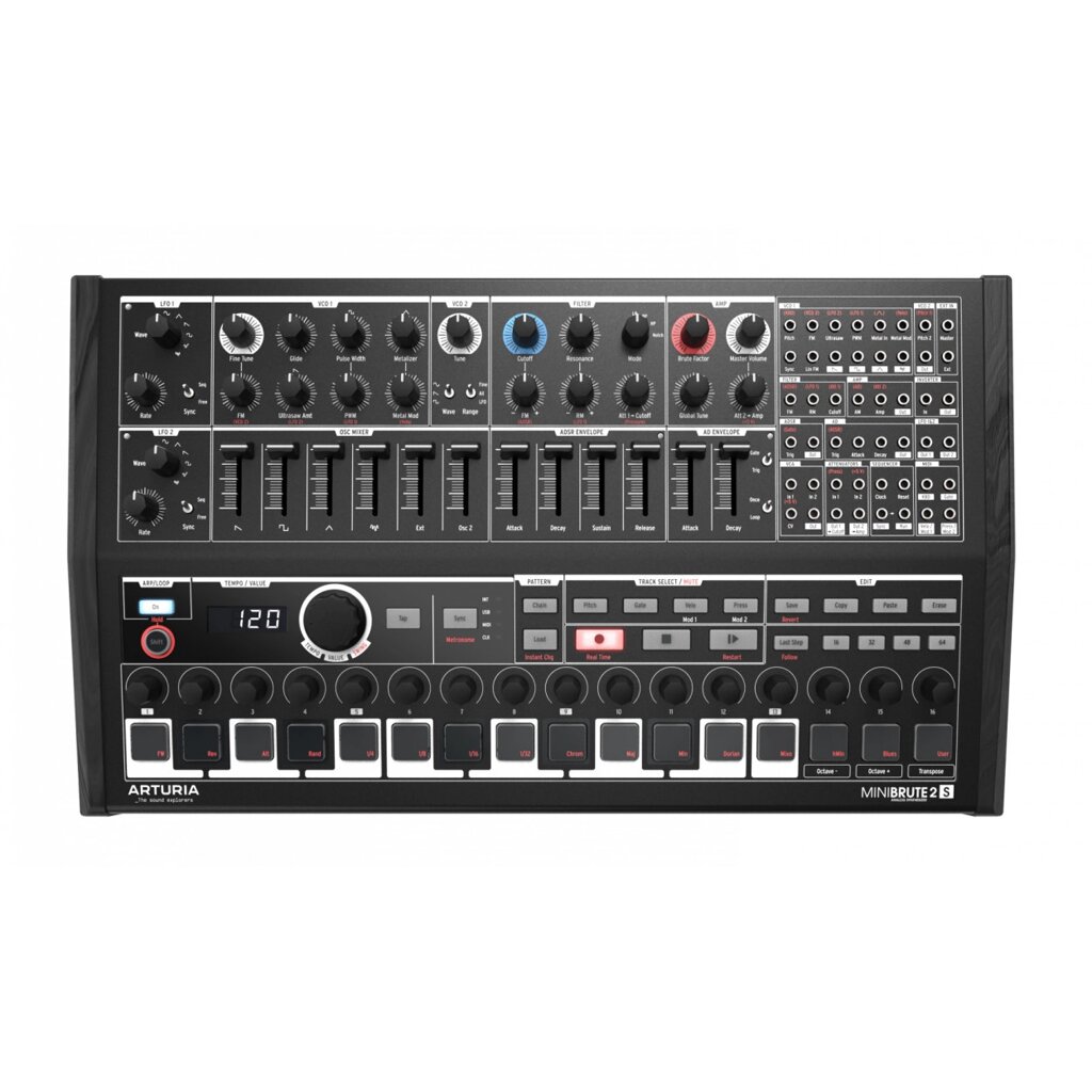 Аналоговий синтезатор Arturia MiniBrute 2S Noir Edition від компанії Pro Audio - фото 1