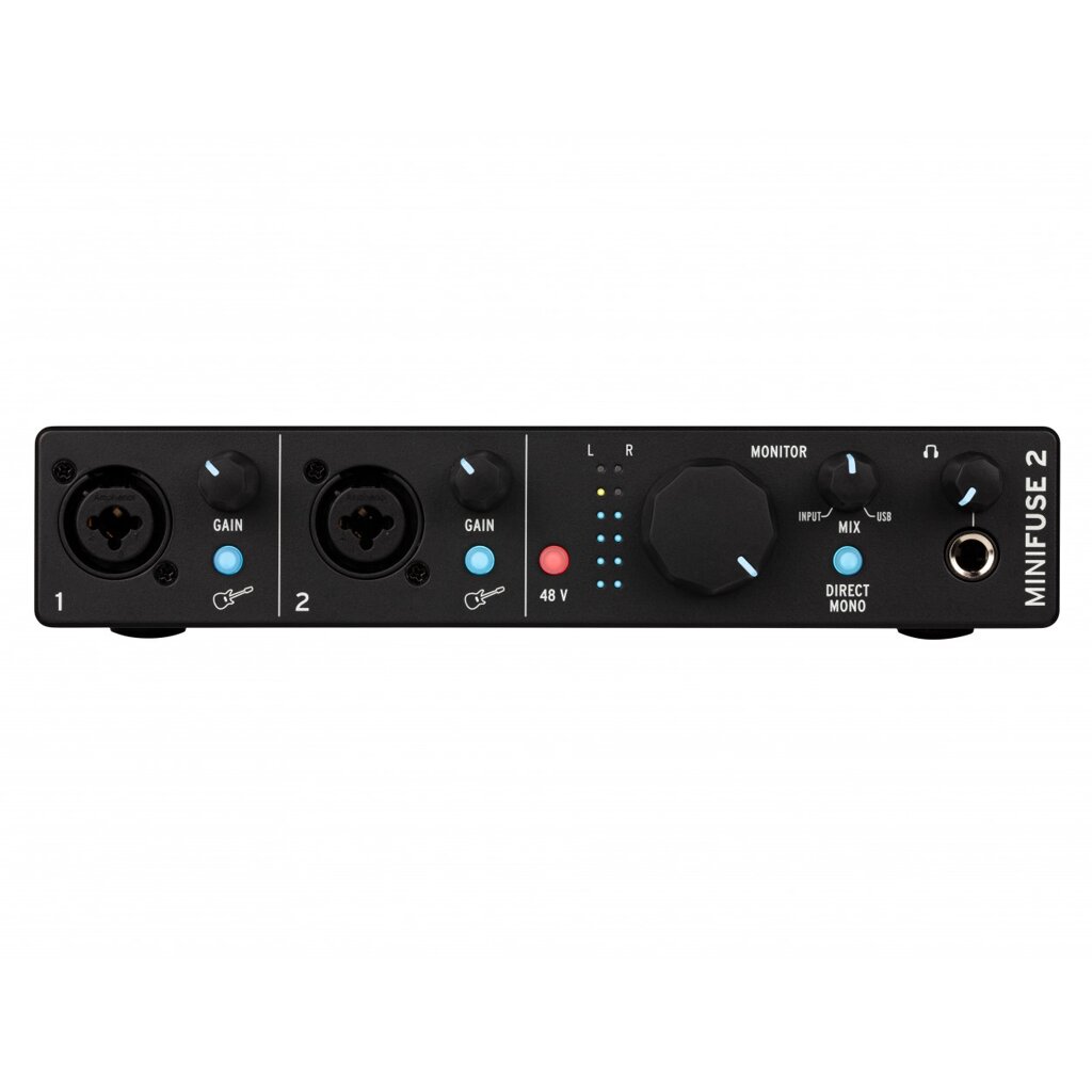 Аудіоінтерфейс Arturia MiniFuse 2 (Black) від компанії Pro Audio - фото 1