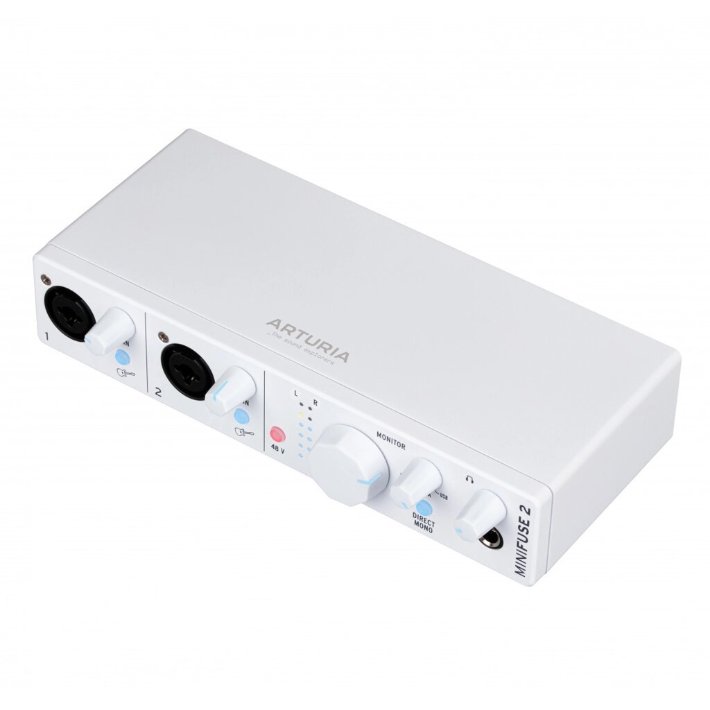 Аудіоінтерфейс Arturia MiniFuse 2 (White) від компанії Pro Audio - фото 1