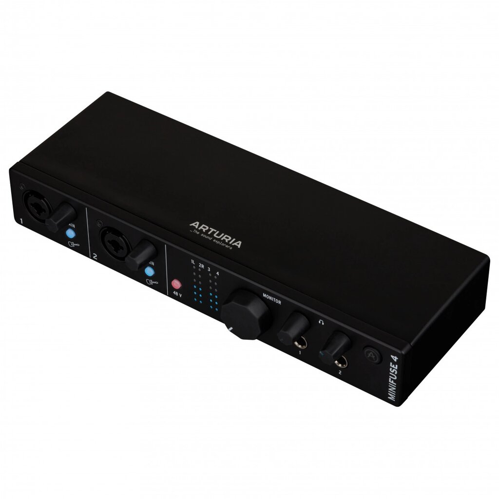 Аудіоінтерфейс Arturia MiniFuse 4 (Black) від компанії Pro Audio - фото 1