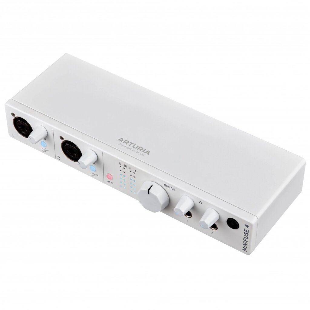 Аудіоінтерфейс Arturia MiniFuse 4 (White) від компанії Pro Audio - фото 1