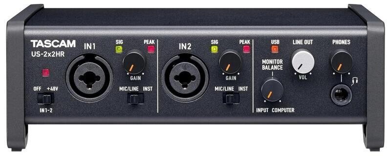 Аудіоінтерфейс Tascam US-2x2HR від компанії Pro Audio - фото 1