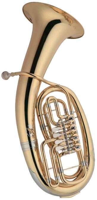 Баритон вентильний Bb J. MICHAEL BT-950 Baritone Horn Bb (прозорий лак) від компанії Pro Audio - фото 1