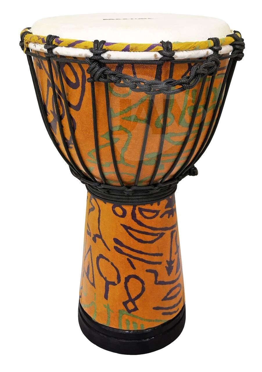 Джембе барабан MAXTONE ADJ-40B Abstract Cloth Djembe 8" від компанії Pro Audio - фото 1