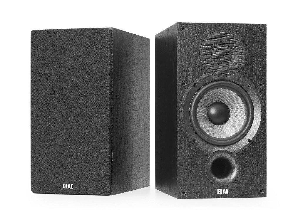 ELAC Debut 2.0 Bookshelf Speakers DB62 Black Brushed Vinyl від компанії Pro Audio - фото 1