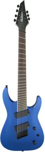 Електрогітара jackson X-series soloist SLAT7 MS LR MULTI SCALE metallic BLUE