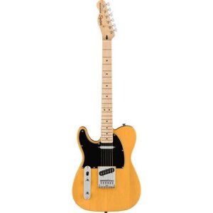 Електрогітара squier by fender affinity series telecaster LEFT-handed MN butterscotch blonde