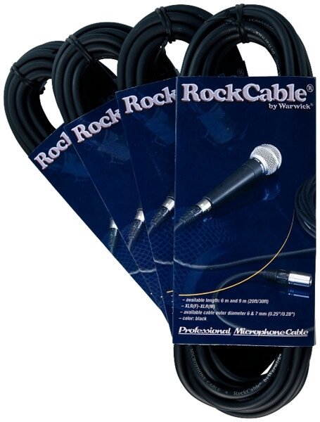 Кабель мікрофонний XLR-M - XLR-F RockCable 30315 D6 15м від компанії Pro Audio - фото 1