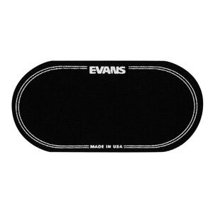 Кік пед для бас-барабану, подвійний EVANS EQPB2 EQ PATCH BLACK double