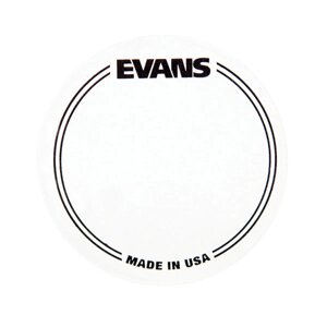 Кік пед для бас-барабану, одинарний EVANS EQPC1 EQ PATCH CLEAR single