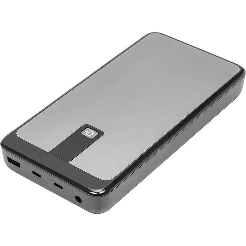 Мобільна батарея PowerPlant A16005 25200mAh, PD 85W, DC5-20V 10 конекторів, USB-C, USB, QC3.0 від компанії Pro Audio - фото 1