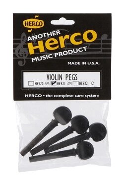 Набір кілків для скрипки DUNLOP HE921  VIOLIN PEG 3/4 від компанії Pro Audio - фото 1