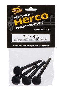 Набір кілків для скрипки DUNLOP  HE922 VIOLIN PEG 1/2 від компанії Pro Audio - фото 1