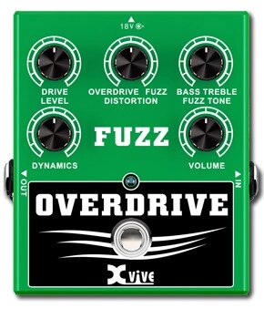 Педаль ефектів  XVIVE W2 OVERDRIVE FUZZ від компанії Pro Audio - фото 1