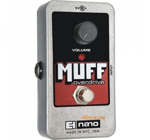 Педаль ефектів electro-harmonix nano muff overdrive