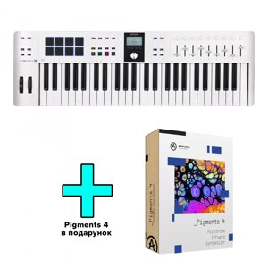 MIDI-клавіатура Arturia KeyLab Essential 49 mk3 (White) + Arturia Pigments