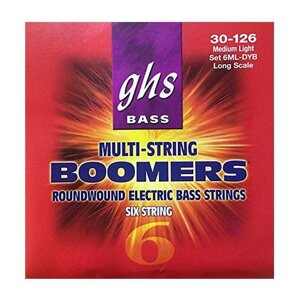 Струні ghs 6ML-DYB (30-126 Bass Boomers) 6 ст.