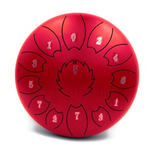 Глюкофон FZONE STD10I13N Red STEEL TONGUE DRUM