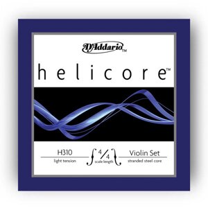 Струни для скрипки 4/4 D "Addario H310 4/4L Helicore (steel E)