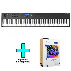 MIDI-клавіатура Arturia KeyLab Essential 88 Black Edition + Arturia Pigments