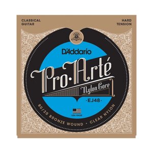 Струни класика Hard Tension D`Addario gold Pro*Arte EJ48