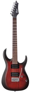 Електрогітара Cort X100 Бридж Vintage H-H Open Pore Black Burst