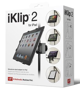 Адаптер-тримач для установки iPad на мікрофонну стійку IK MULTIMEDIA iKLIP2