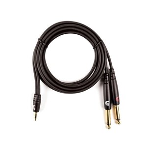 Кабель інсертний PLANET WAVES PW-MPTS-06 Custom Series 1/8” to Dual 1/4” Audio Cable