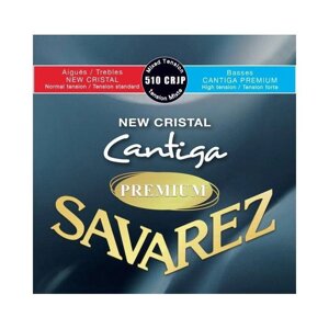 Струни для класичної гітари Savarez Newcristal Cantiga 510CRJP Premium High Tension