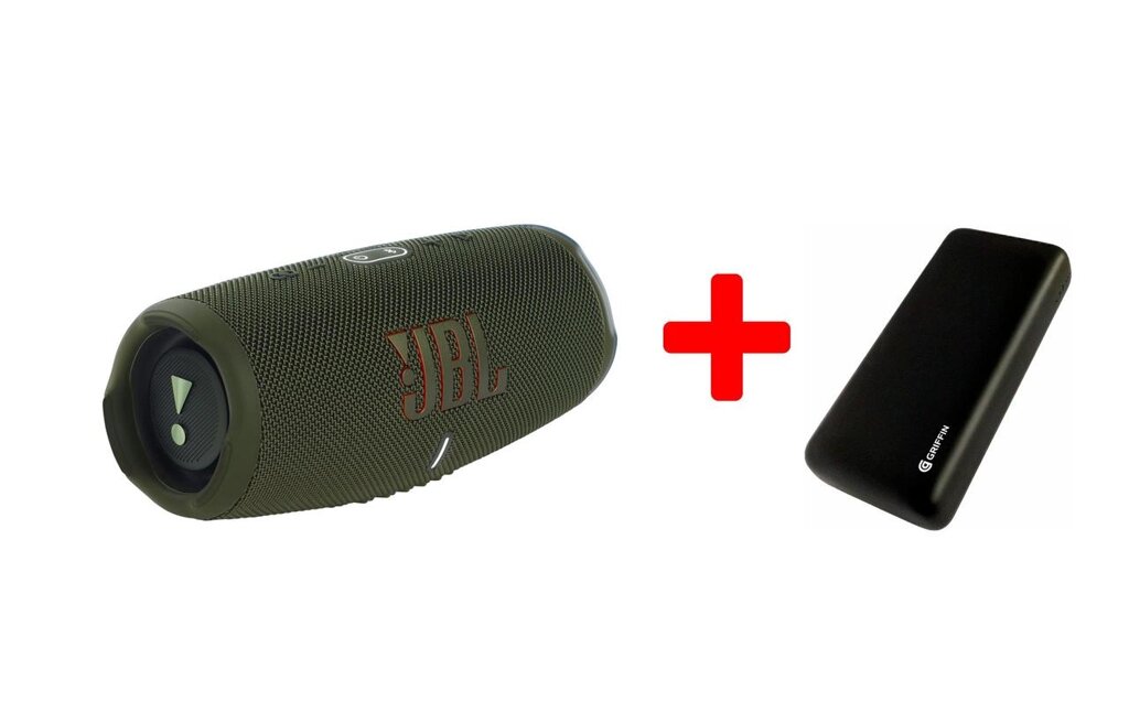 Портативна колонка JBL MULTIMEDIA Charge 5 + Griffin 20000 mAh від компанії Pro Audio - фото 1