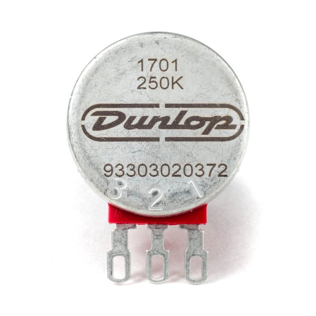 Потенціометр 250кОм (логарифм.) DUNLOP DSP250K Super Pot від компанії Pro Audio - фото 1