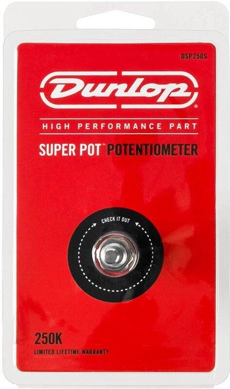 Потенціометр Dunlop DSP250S 250K Solid Shaft Super Pot від компанії Pro Audio - фото 1