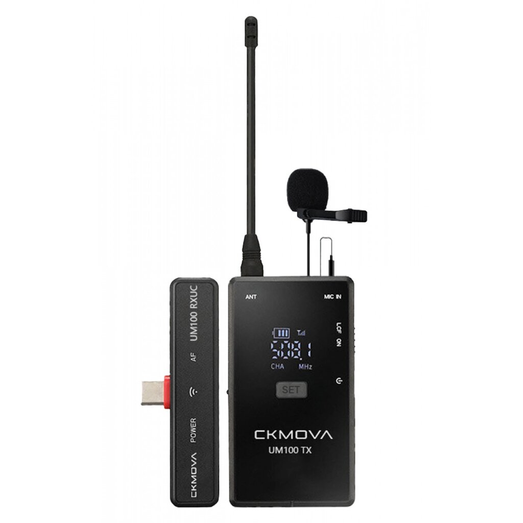 Радіосистема (мікрофон бездротовий) CKMOVA UM100 Kit3 (Android, Type-C) від компанії Pro Audio - фото 1