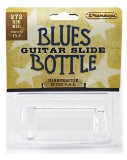 Слайдер (скло) DUNLOP 272 Medium Blues Bottle (з горщиком) від компанії Pro Audio - фото 1